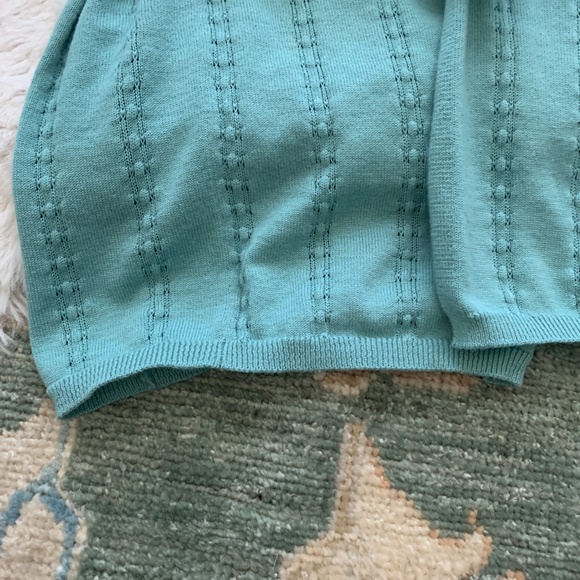 Belldini Teal Long Sleeve Open Front Cardigan- Size Small - Picture 6 of 11